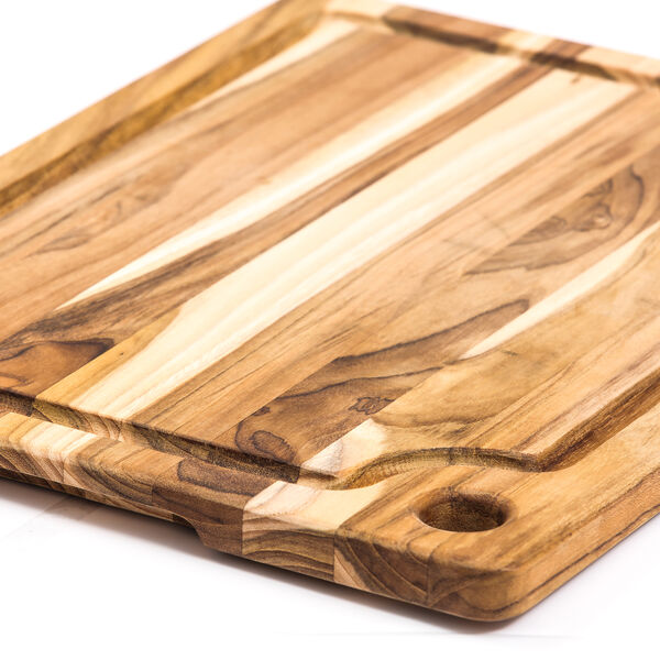 MARINE skjærebrett med saftrille Stort, TeakHaus