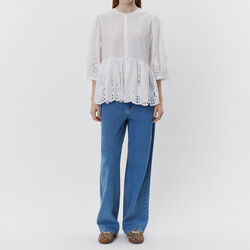Hattiesw Blouse, snow white, Sofie Schnoor