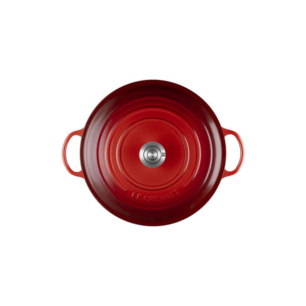 Signature st&oslash;pejern stekegryte | 32 cm | Cerise, Le Creuset