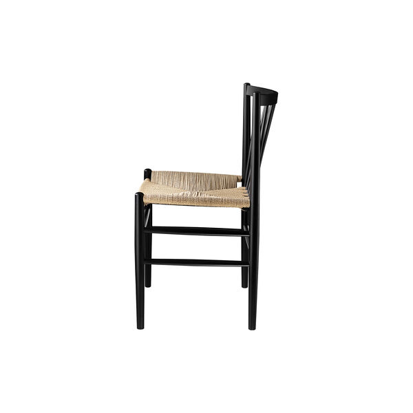 J80 stol, sort/natur, FDB Møbler