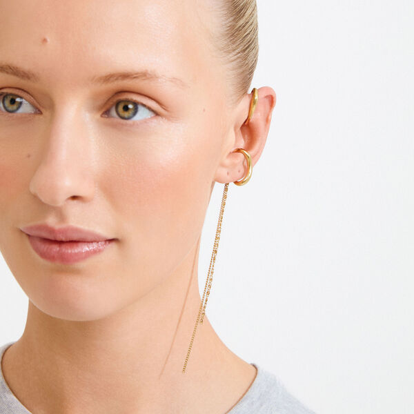 EVON ear cuff, 2-i-ett sett, gullbelagt, Pilgrim