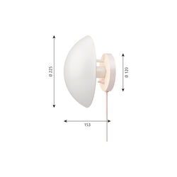 PH Hat vegglampe, Louis Poulsen