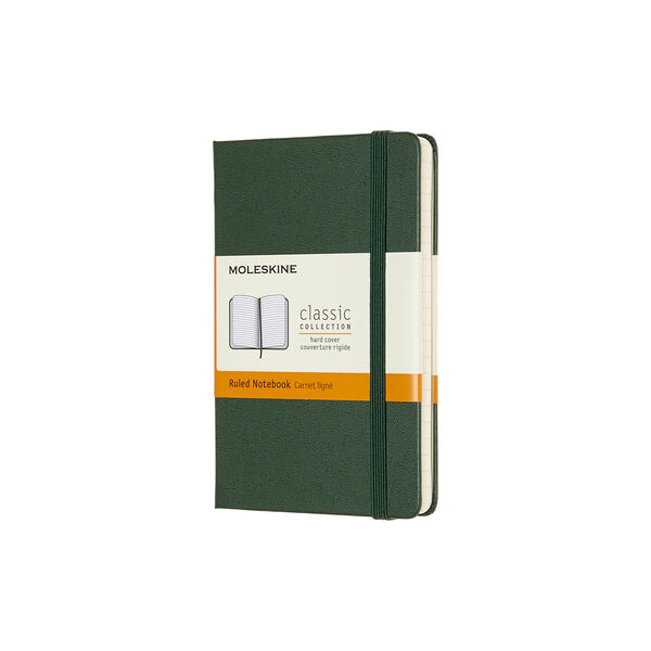 Classic Notebook linjerte sider, grønn Classic Notebook linjerte sider, grønn, Moleskine
