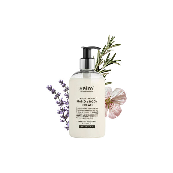 Hånd & kroppskrem - Herbal Rain, Elm Organics
