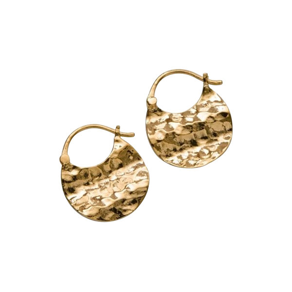 Halo&nbsp;&Oslash;reringer small, forgylt, Pernille Corydon Jewellery