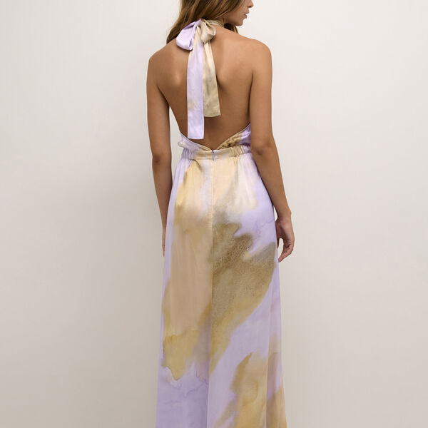 OlgaKB Long Dress, olga print lilac, Karen by Simonsen