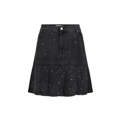 Bristol Stud skjørt, vasket svart, Katrin Uri