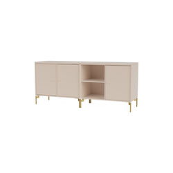 SAVE Lowboard with Brass Legs, 168 clay SAVE Lowboard with Brass Legs, 168 clay, Montana Furniture