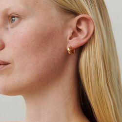 Mini Saga &oslash;redobber, gull, Pernille Corydon Jewellery