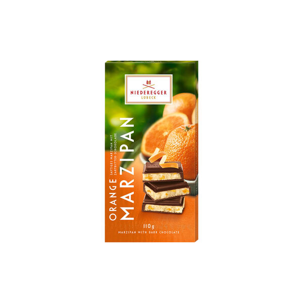 Marsipanplate Appelsin, Niederegger