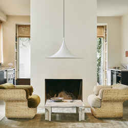 Semi Pendant, white semi matt, GUBI