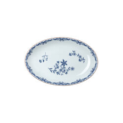 Ostindia ovalt serveringsfat, blå, Rörstrand