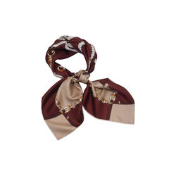 Silkeskjerf stort, bordeaux, 7 DAYS