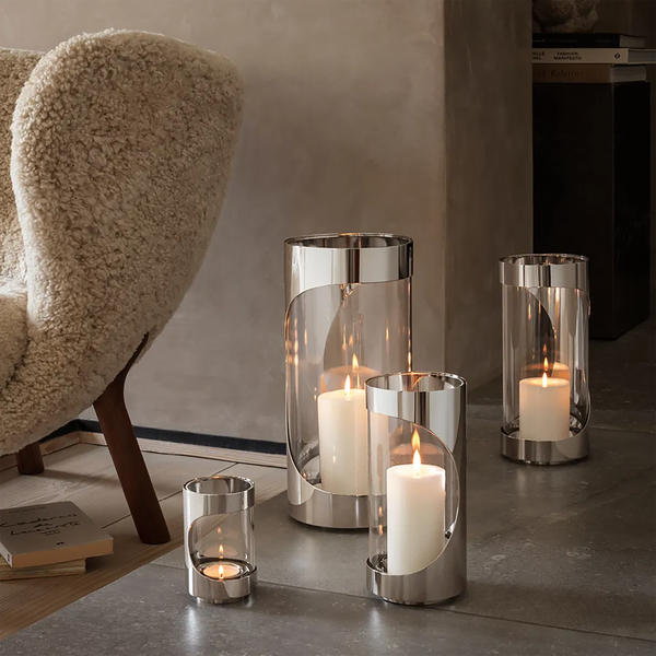 CHROME CONTOURS telysholder, Georg Jensen