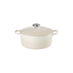 Signature rund gryte Ø 28 cm, meringue, Le Creuset