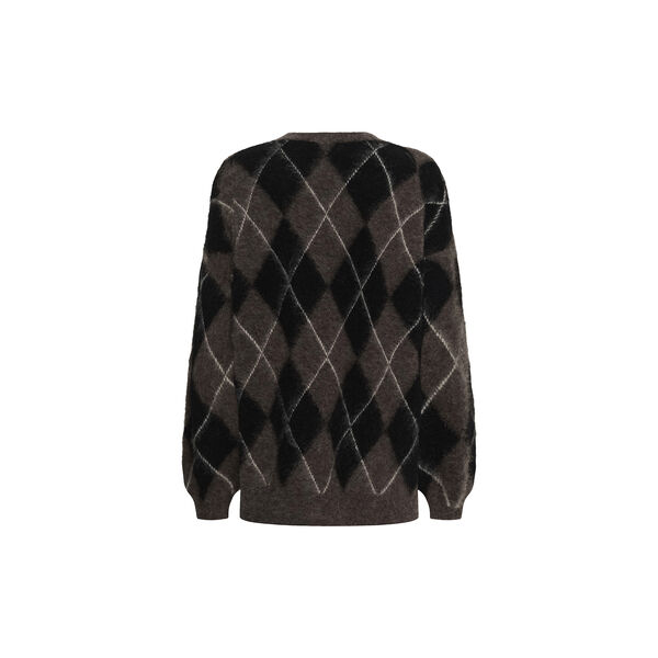 GZsida multi long pullover, black/chestnut/ivory, Gestuz