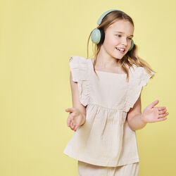 Buzz Safe Audio ANC h&oslash;retelefoner, dusty green, Kreafunk