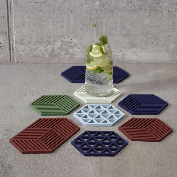 Triangles bordskåner, blue, Zone Denmark