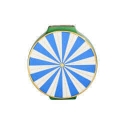 Portofino Circle vase, blue/green, Jonathan Adler