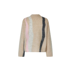 Marbel Knit O-Neck, trench coat, Second Female