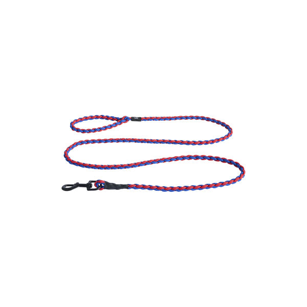 HAY Flettet Hundebånd, red/blue, HAY