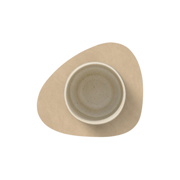 Nupo glassbrikke Curve, sand, LIND DNA