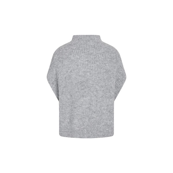 BuckeyeBBHira strikkvest, grå melange, Bruuns Bazaar