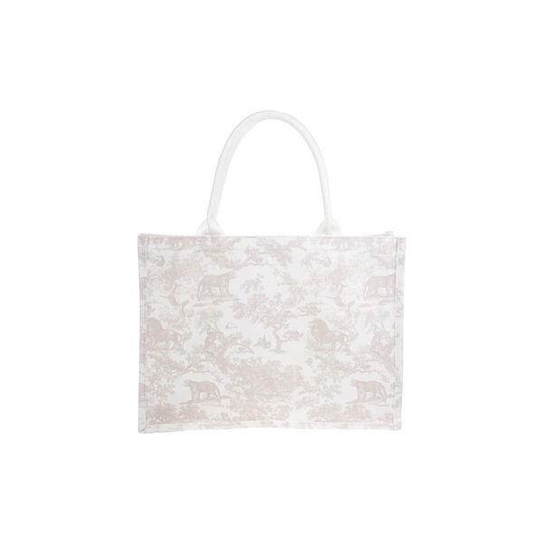 Canvas Tote Medium, sand savannah pattern, DARK department