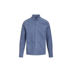 Ronald LS Shirt, navy check, Urban Pioneers