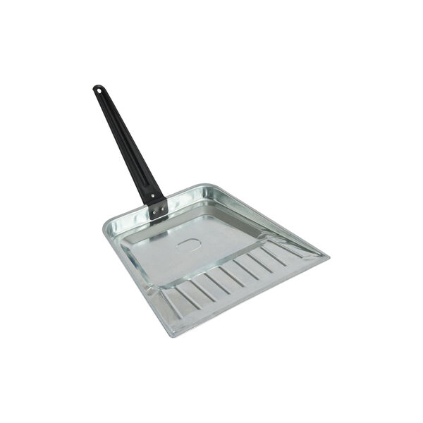 Outdoor Market Dust Pan, galvanized iron, HAY