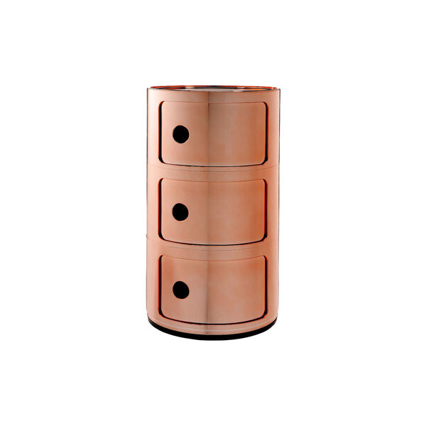 Componibili 3 elementi oppbevaringsbord, rame, Kartell