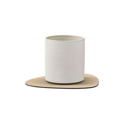 Nupo glassbrikke Curve, sand, LIND DNA