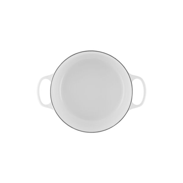 Signature rund gryte &Oslash; 26 cm, white, Le Creuset