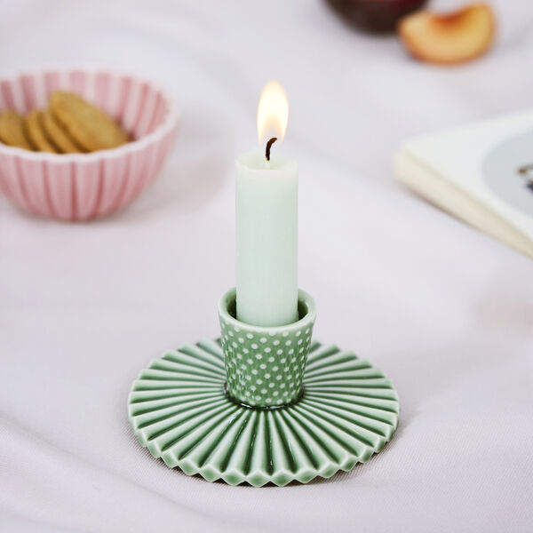 Pipanella Lysestake Fan Dot, spruce, Dottir Nordic Design