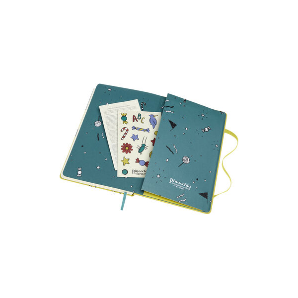 Pinocchio The Cat Notebook linjert, multifarget, Moleskine