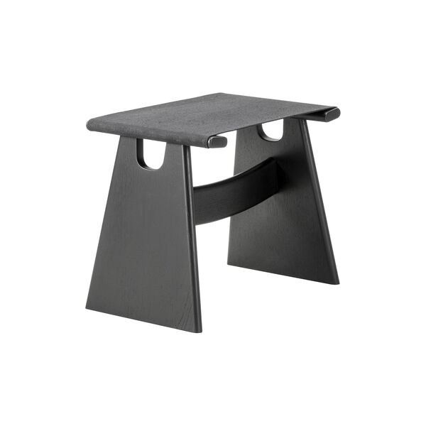 Seto Stool, svartlakkert eik/svart, Fredericia Furniture