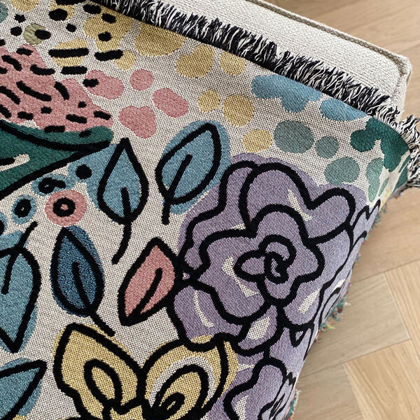 Blooming Veggteppe, multi, Anneli Bull Design