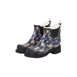 Short Rubber Boot | Beige Butterfly | Gummist&oslash;vel, Ilse Jacobsen Hornb&aelig;k