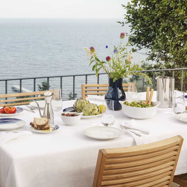 KOPPEL lunsjtallerken 22 cm, hvit, Georg Jensen