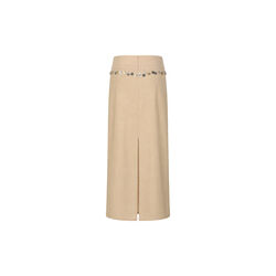 Sol&egrave;ne Embellished Maxi skirt, beige, N&uacute;noo