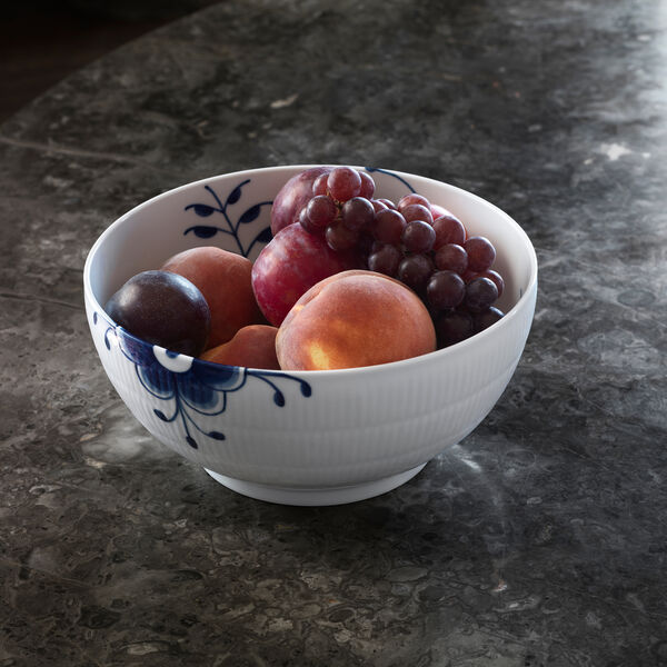 Bl&aring; Mega Riflet sk&aring;l 180 cl, Royal Copenhagen