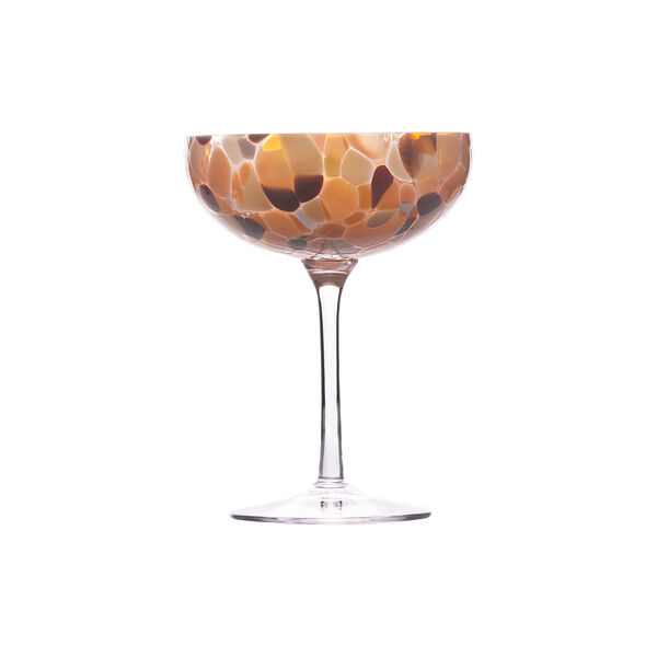 Swirl - champagneglass, brun, Magnor