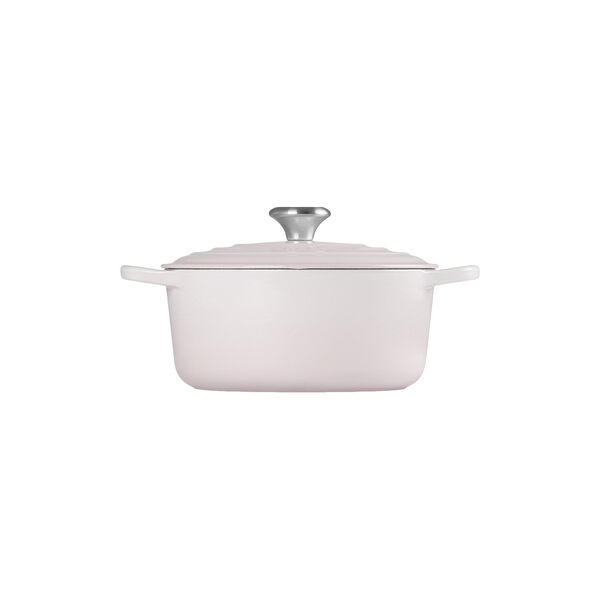 Signature st&oslash;pejern rund gryte &Oslash; 24 cm, shell pink, Le Creuset