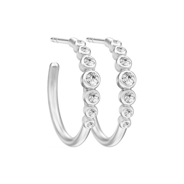 Grace Hoops, silver, Julie Sandlau