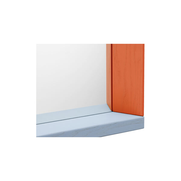 Colour Frame Mirror Small, blue/orange, Vitra 