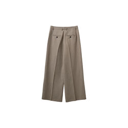 IZRASW LINEN MIX TROUSERS, dark sand, Sofie Schnoor