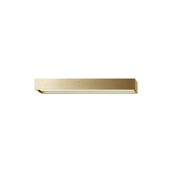 LINEA W3 vegglampe, brass, LIGHT-POINT