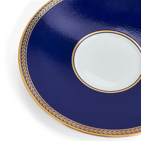 Renaissance Gold tekopp med skål, blå, Wedgwood