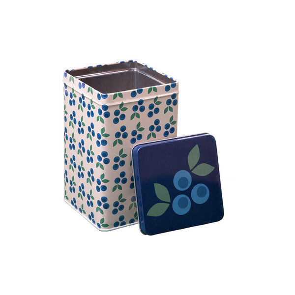 Høy metallboks - Blåbær Høy metallboks - Blåbær, Blafre