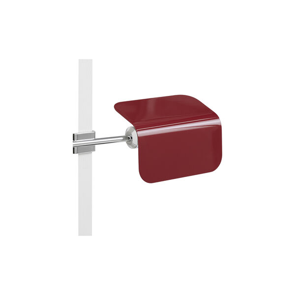 Apex Clip Lamp, maroon red, HAY